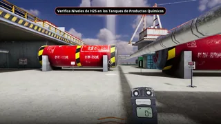 H2S detector — tank farm sweep